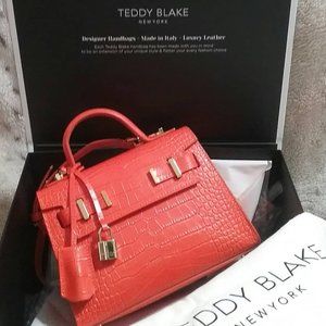 🔥BNIB Teddy Blake Ava Croco Gold w/Video!